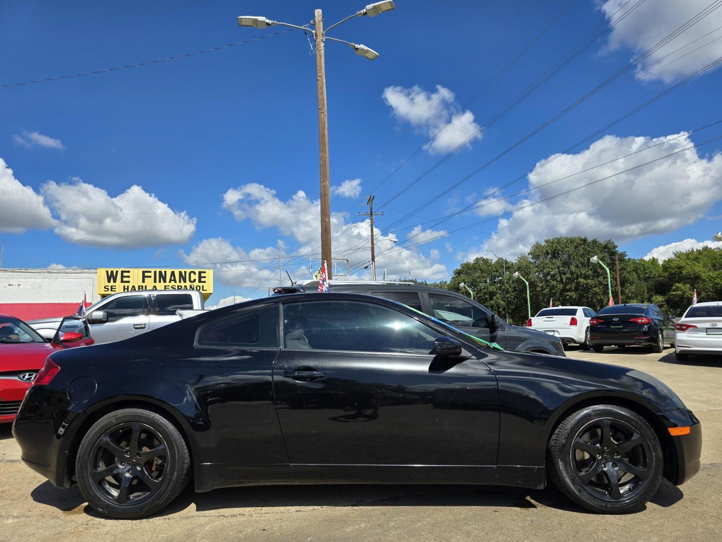 2007 BLACK /BEIGE LEATHER Infiniti G35 Coupe (JNKCV54E37M) with an 3.5L V6 DOHC 24V engine, 5-Speed Automatic Overdrive transmission, located at 2660 S.Garland Avenue, Garland, TX, 75041, (469) 298-3118, 32.885387, -96.656776 - Photo#2