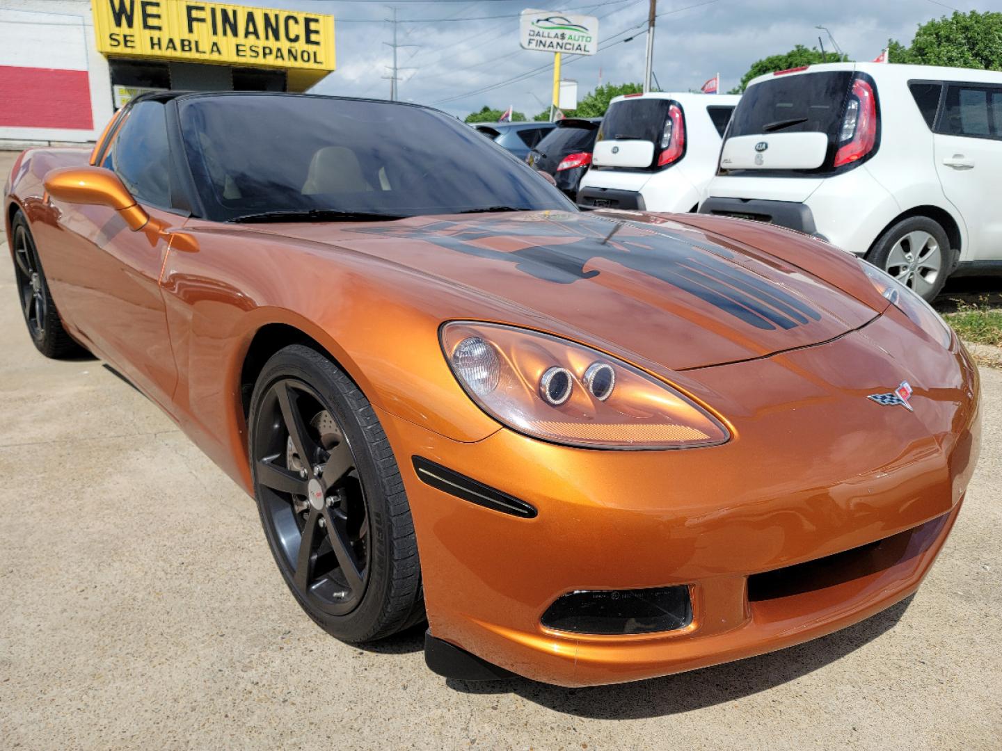 2008 SUNSET ORANGE /CASHMERE Chevrolet Corvette (1G1YY26W585) with an 6.2L V8 OHV 16V engine, AUTO transmission, located at 2660 S.Garland Avenue	, Garland, TX, 75041, (469) 298-3118, 32.885387, -96.656776 - VERY FAST, VERY CLEAN, LOW MILE 2008 CORVETTE COUPE! MUST SEE! GM PERFORMANCE PARTS LS3 "HOT CAM" KIT VERARAM COLD AIR INTAKE KOOKS STAINLESS STEEL LONG TUBE HEADERS KOOKS HIGH FLOW MID-PIPE BILLY BOAT CATBACK EXHAUST SYSTEM PERFORMANCE TUNED OEM WHEELS POWDER COATED GLOSS BLACK JAKE SKULL - Photo#5