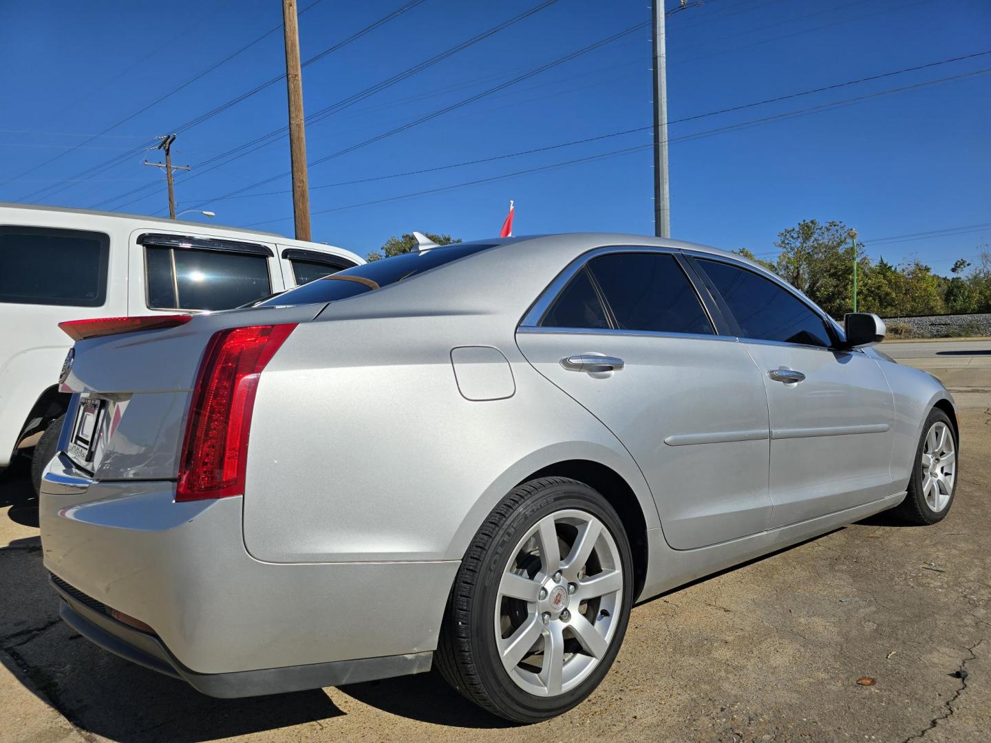 2013 SILVER Cadillac ATS (1G6AA5RAXD0) with an 2.5L L4 DOHC 16V engine, 6-Speed Automatic transmission, located at 2660 S.Garland Avenue, Garland, TX, 75041, (469) 298-3118, 32.885387, -96.656776 - Welcome to DallasAutos4Less, one of the Premier BUY HERE PAY HERE Dealers in the North Dallas Area. We specialize in financing to people with NO CREDIT or BAD CREDIT. We need proof of income, proof of residence, and a ID. Come buy your new car from us today!! This is a Loaded 2013 CADILLAC ATS 2. - Photo#3