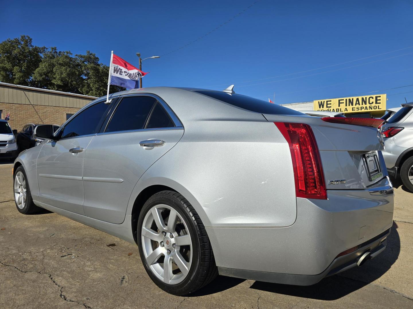 2013 SILVER Cadillac ATS (1G6AA5RAXD0) with an 2.5L L4 DOHC 16V engine, 6-Speed Automatic transmission, located at 2660 S.Garland Avenue, Garland, TX, 75041, (469) 298-3118, 32.885387, -96.656776 - Welcome to DallasAutos4Less, one of the Premier BUY HERE PAY HERE Dealers in the North Dallas Area. We specialize in financing to people with NO CREDIT or BAD CREDIT. We need proof of income, proof of residence, and a ID. Come buy your new car from us today!! This is a Loaded 2013 CADILLAC ATS 2. - Photo#5