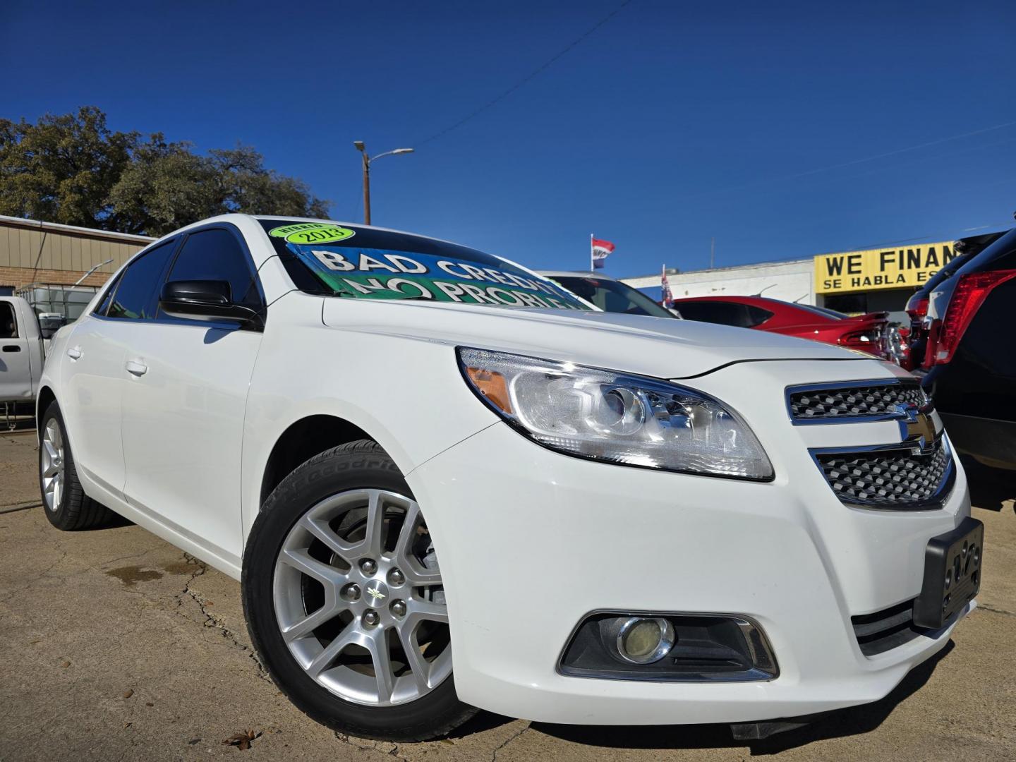 2013 Chevrolet Malibu ECO 2SA (1G11F5RR8DF) with an 2.4L L4 DOHC 16V engine, 6-Speed Automatic transmission, located at 2660 S.Garland Avenue, Garland, TX, 75041, (469) 298-3118, 32.885387, -96.656776 - Welcome to DallasAutos4Less, one of the Premier BUY HERE PAY HERE Dealers in the North Dallas Area. We specialize in financing to people with NO CREDIT or BAD CREDIT. We need proof of income, proof of residence, and a ID. Come buy your new car from us today!! This is a very well cared for 201 - Photo#0