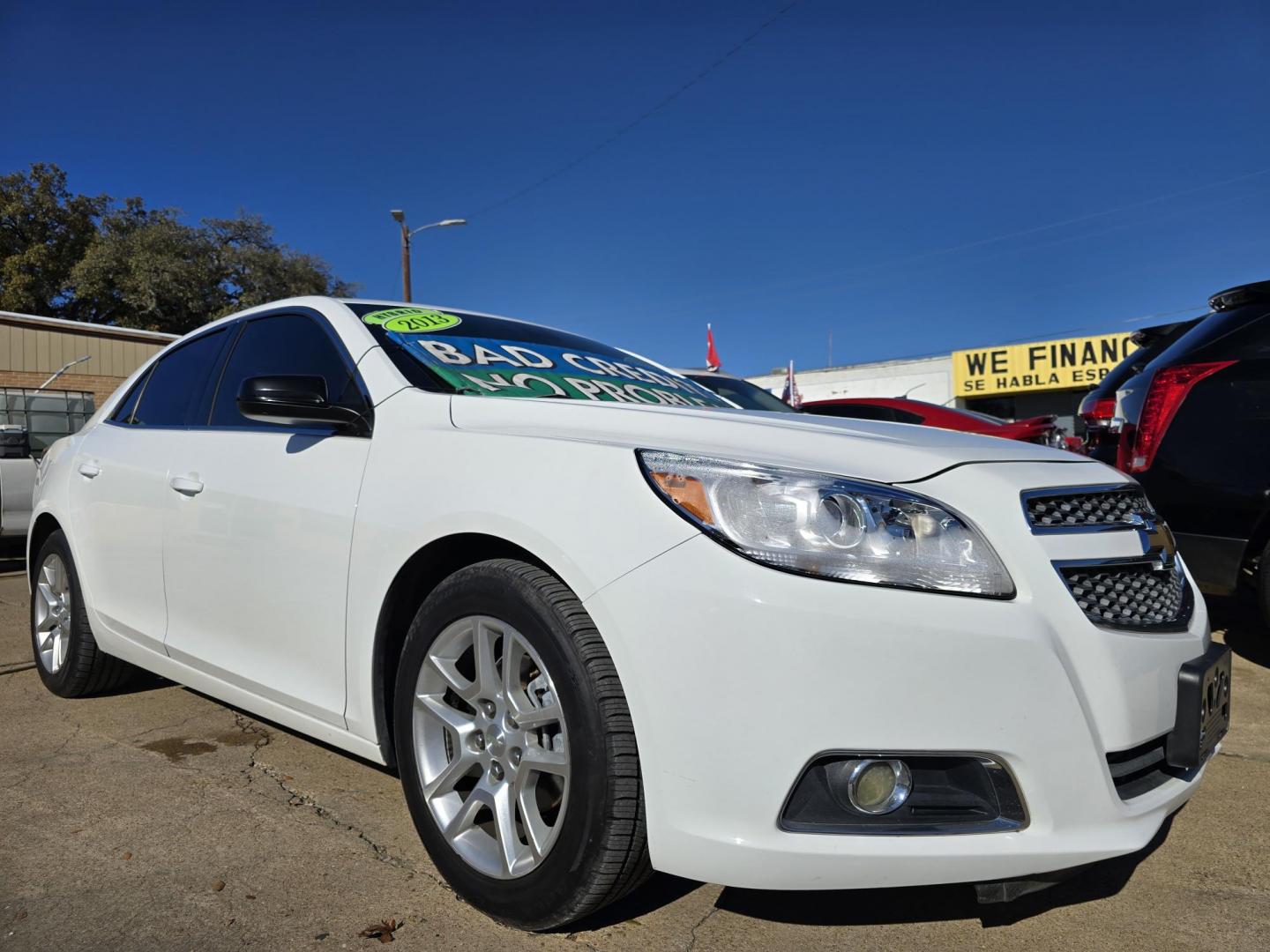 2013 Chevrolet Malibu ECO 2SA (1G11F5RR8DF) with an 2.4L L4 DOHC 16V engine, 6-Speed Automatic transmission, located at 2660 S.Garland Avenue, Garland, TX, 75041, (469) 298-3118, 32.885387, -96.656776 - Welcome to DallasAutos4Less, one of the Premier BUY HERE PAY HERE Dealers in the North Dallas Area. We specialize in financing to people with NO CREDIT or BAD CREDIT. We need proof of income, proof of residence, and a ID. Come buy your new car from us today!! This is a very well cared for 201 - Photo#1