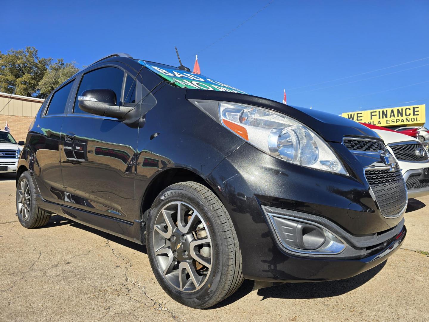 2013 BLUE Chevrolet Spark 1LT Auto (KL8CD6S91DC) with an 1.2L L4 16V DOHC engine, 4-Speed Automatic transmission, located at 2660 S.Garland Avenue, Garland, TX, 75041, (469) 298-3118, 32.885387, -96.656776 - Photo#1