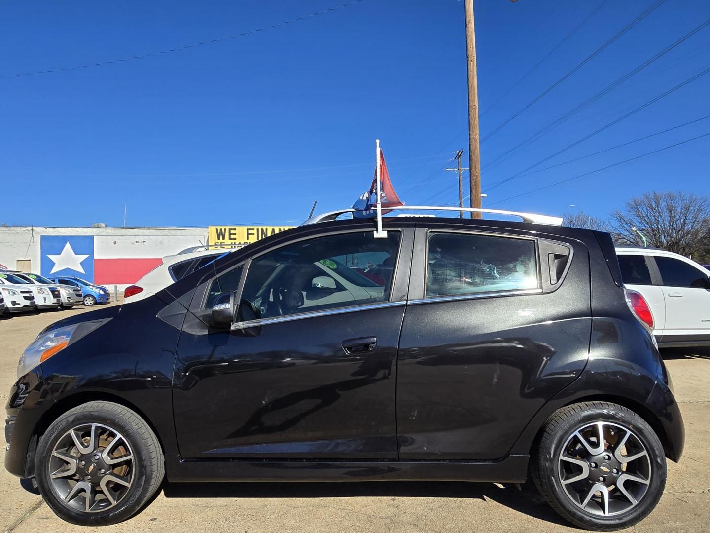 2013 BLUE Chevrolet Spark 1LT Auto (KL8CD6S91DC) with an 1.2L L4 16V DOHC engine, 4-Speed Automatic transmission, located at 2660 S.Garland Avenue, Garland, TX, 75041, (469) 298-3118, 32.885387, -96.656776 - Photo#6