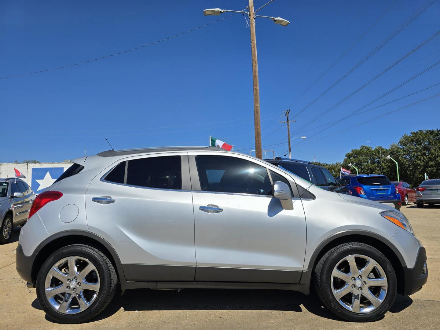 2014 Buick Encore Premium (KL4CJDSB0EB) with an 1.4L L4 DOHC 16V TURBO engine, 6-Speed Automatic transmission, located at 2660 S.Garland Avenue, Garland, TX, 75041, (469) 298-3118, 32.885387, -96.656776 - Photo#2