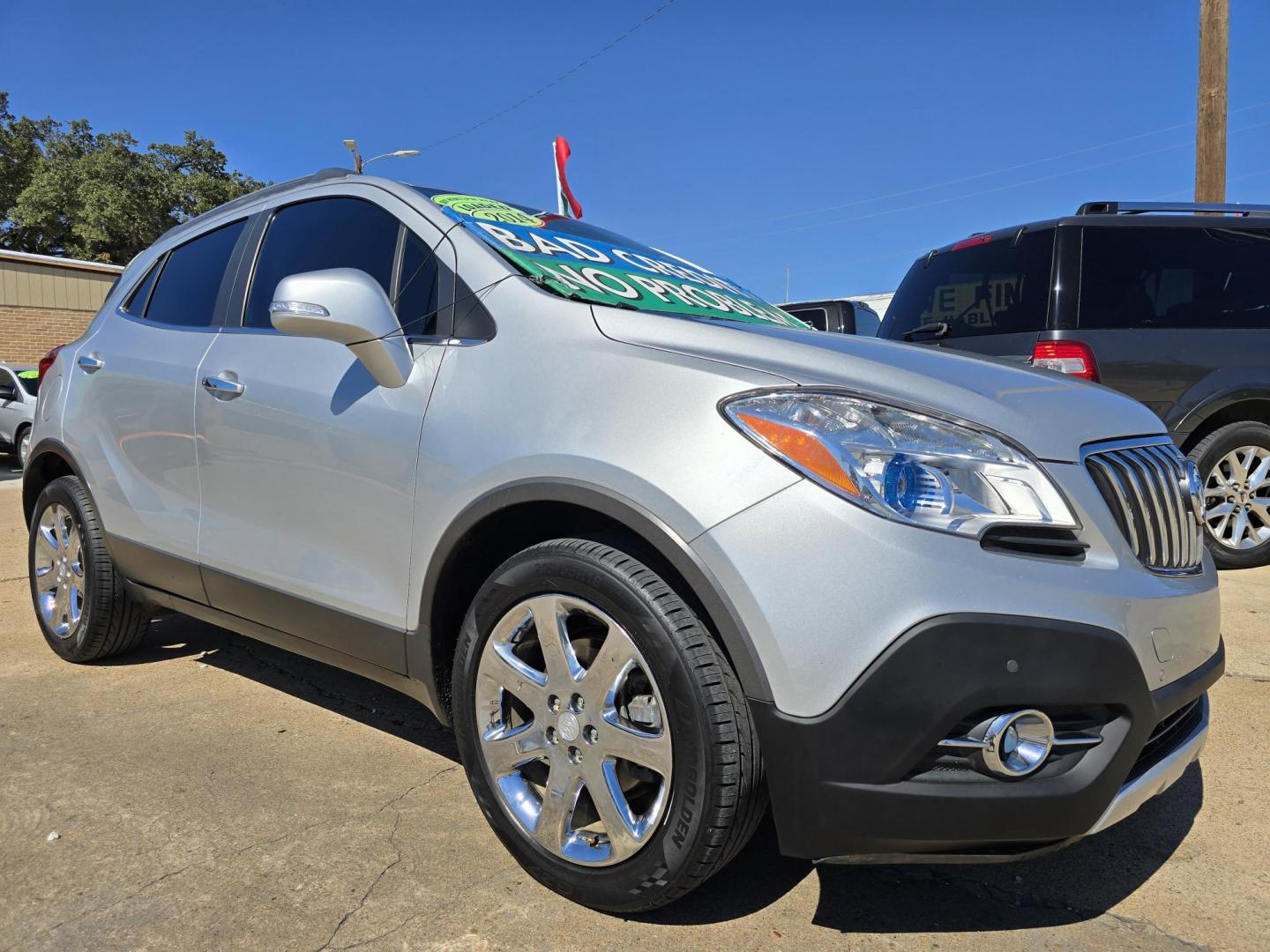 2014 Buick Encore Premium (KL4CJDSB0EB) with an 1.4L L4 DOHC 16V TURBO engine, 6-Speed Automatic transmission, located at 2660 S.Garland Avenue, Garland, TX, 75041, (469) 298-3118, 32.885387, -96.656776 - Photo#1