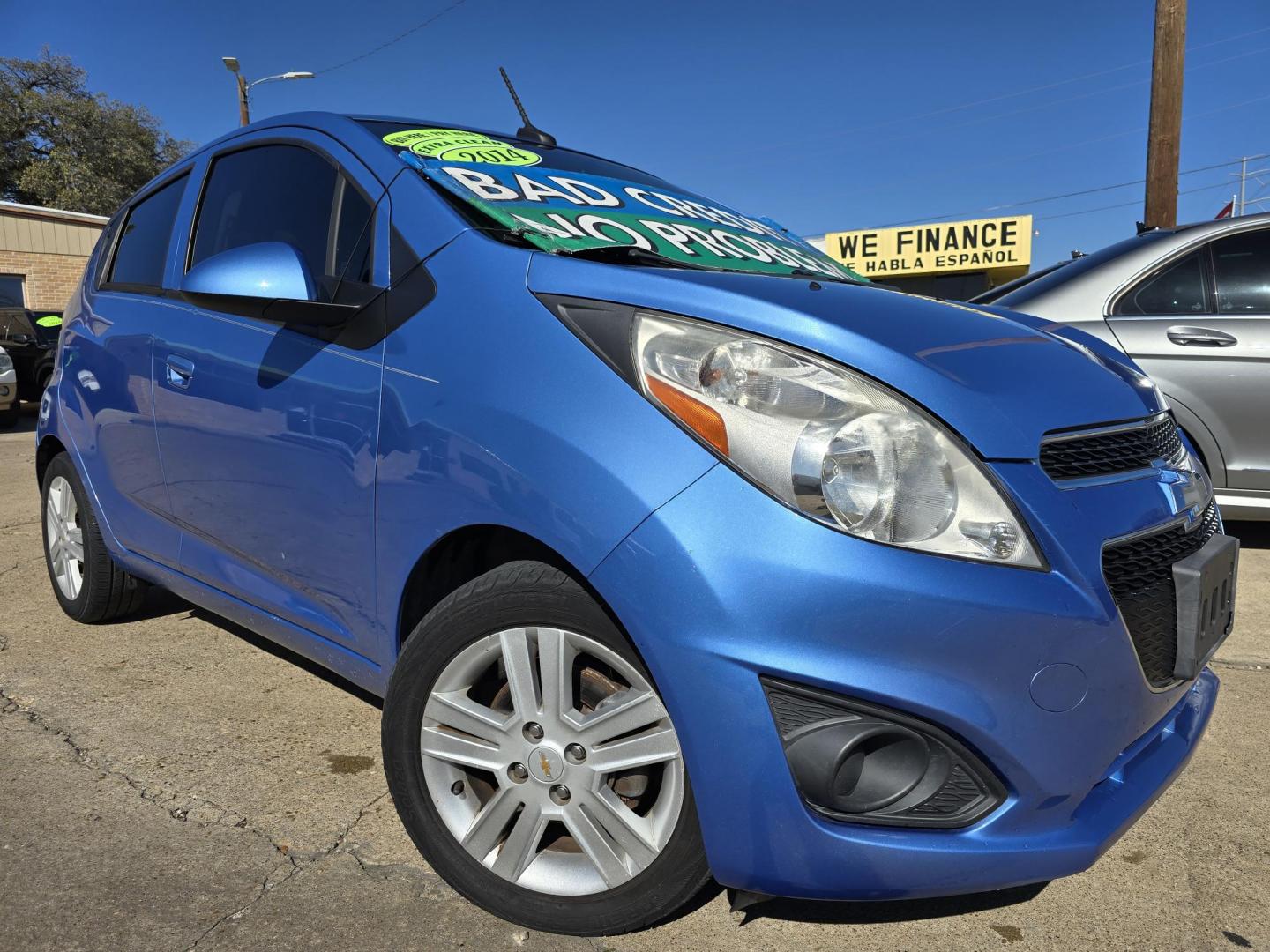 2014 BLACK Chevrolet Spark 2LT (KL8CF6S95EC) with an 1.2L L4 16V DOHC engine, Continuously Variable Transmission transmission, located at 2660 S.Garland Avenue, Garland, TX, 75041, (469) 298-3118, 32.885387, -96.656776 - Photo#0