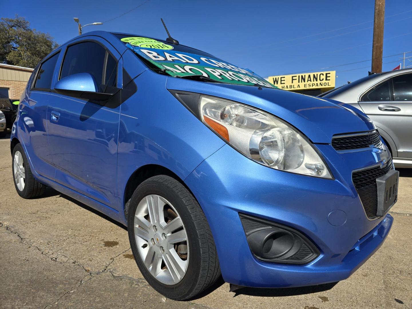 2014 BLACK Chevrolet Spark 2LT (KL8CF6S95EC) with an 1.2L L4 16V DOHC engine, Continuously Variable Transmission transmission, located at 2660 S.Garland Avenue, Garland, TX, 75041, (469) 298-3118, 32.885387, -96.656776 - Photo#1