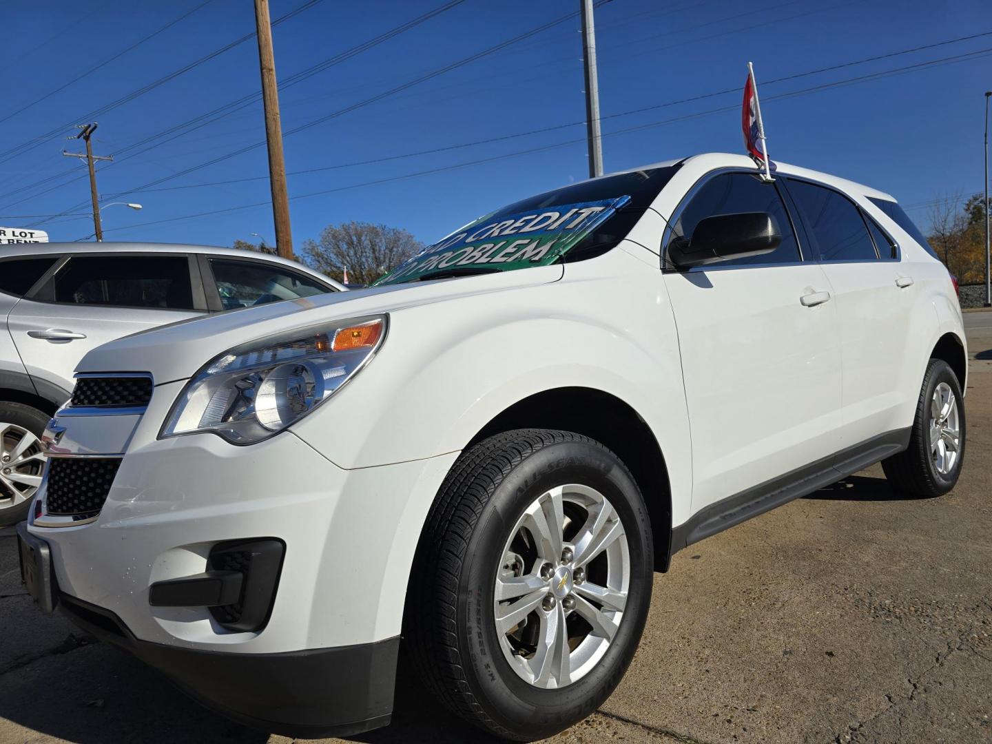 2015 WHITE Chevrolet Equinox LS (2GNALAEK6F1) with an 2.4L L4 DOHC 16V FFV engine, 6-Speed Automatic transmission, located at 2660 S.Garland Avenue, Garland, TX, 75041, (469) 298-3118, 32.885387, -96.656776 - Photo#7