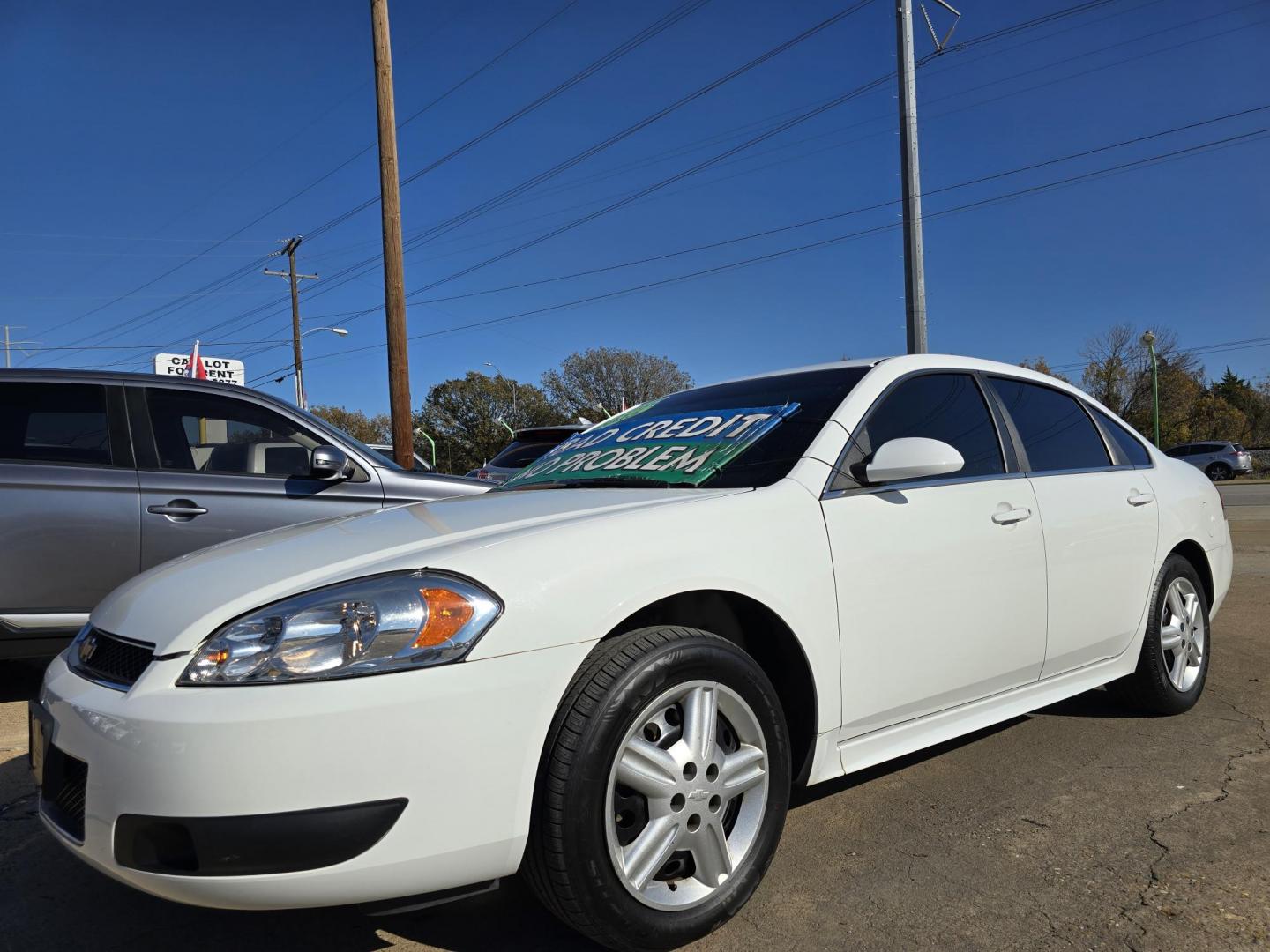 2015 WHITE Chevrolet Impala Police Cruiser (2G1WD5E39F1) with an 3.6L V6 DOHC 24V engine, 6A transmission, located at 2660 S.Garland Avenue, Garland, TX, 75041, (469) 298-3118, 32.885387, -96.656776 - Photo#7