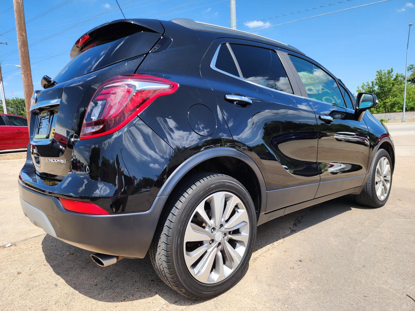 2019 BLACK Buick Encore Preferred (KL4CJASB4KB) with an 1.4L L4 DOHC 16V TURBO engine, 6A transmission, located at 2660 S.Garland Avenue, Garland, TX, 75041, (469) 298-3118, 32.885387, -96.656776 - Welcome to DallasAutos4Less, one of the Premier BUY HERE PAY HERE Dealers in the North Dallas Area. We specialize in financing to people with NO CREDIT or BAD CREDIT. We need proof of income, proof of residence, and a ID. Come buy your new car from us today!! This is a SUPER CLEAN 2019 BUICK ENCO - Photo#3