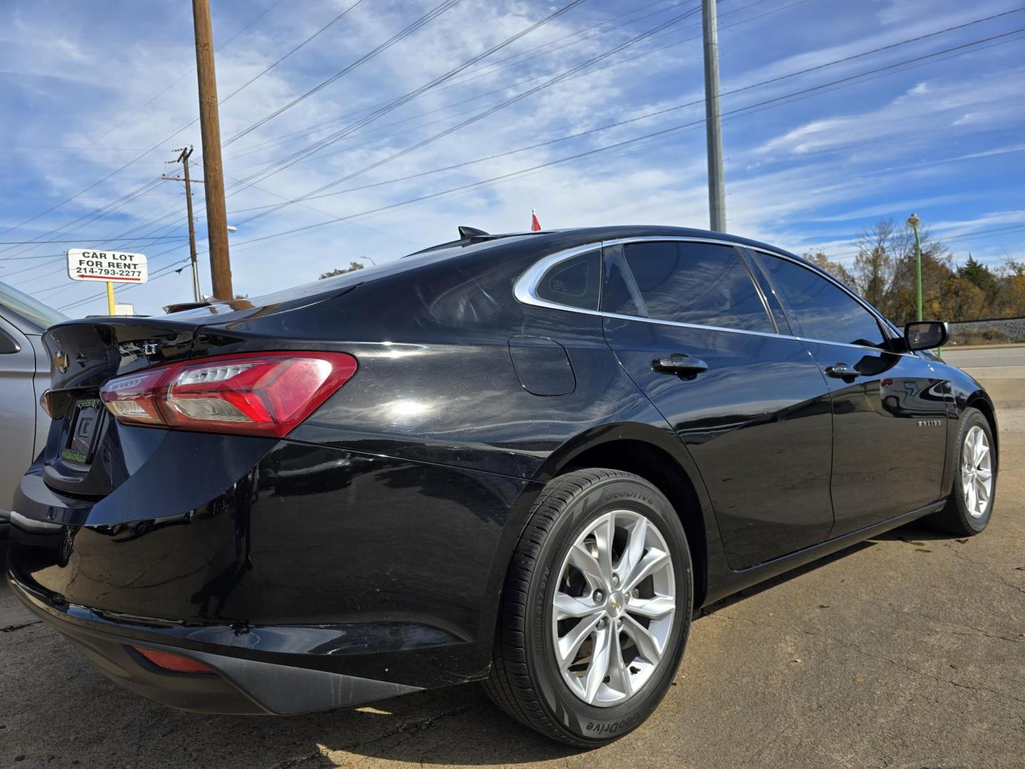 2019 BLACK Chevrolet Malibu LT (1G1ZD5ST6KF) with an 1.5L L4 DOHC 16V engine, 6A transmission, located at 2660 S.Garland Avenue, Garland, TX, 75041, (469) 298-3118, 32.885387, -96.656776 - Photo#3