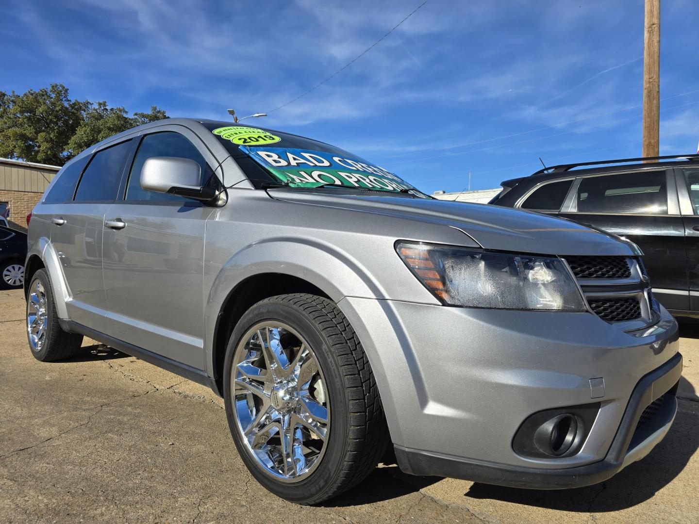 2019 SILVER Dodge Journey GT (3C4PDCEG3KT) with an 3.6L V6 DOHC 24V engine, 6A transmission, located at 2660 S.Garland Avenue, Garland, TX, 75041, (469) 298-3118, 32.885387, -96.656776 - Photo#1