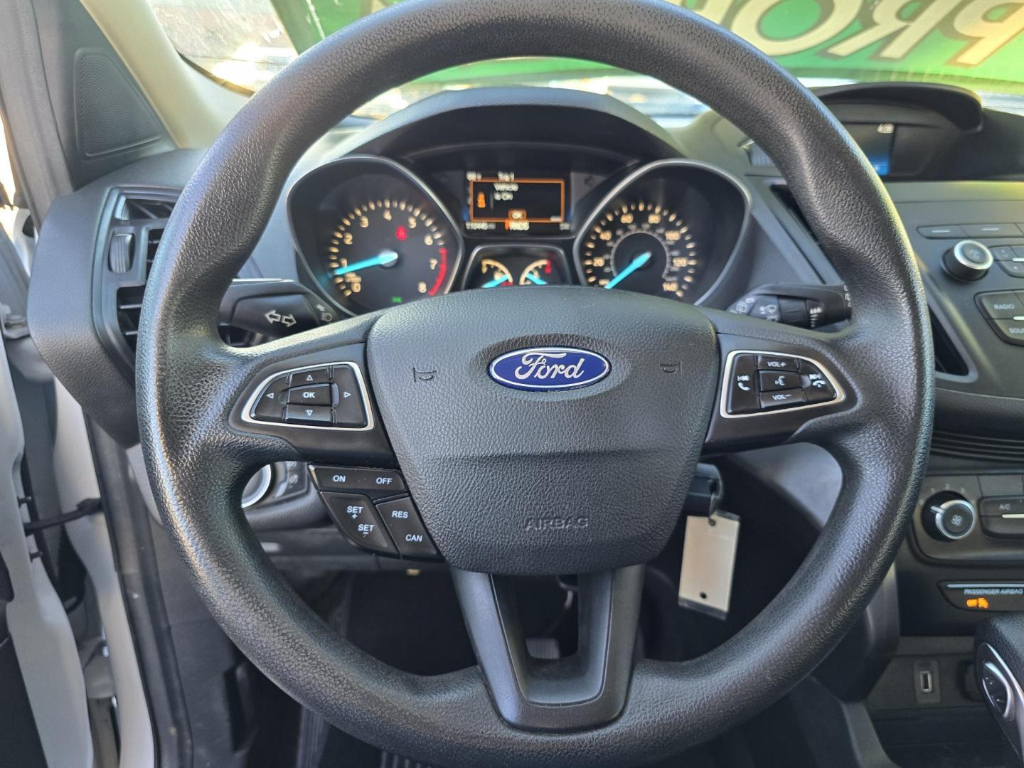 2019 WHITE Ford Escape S (1FMCU0F71KU) with an 2.5L L4 DOHC 16V engine, 6A transmission, located at 2660 S.Garland Avenue, Garland, TX, 75041, (469) 298-3118, 32.885387, -96.656776 - Photo#10